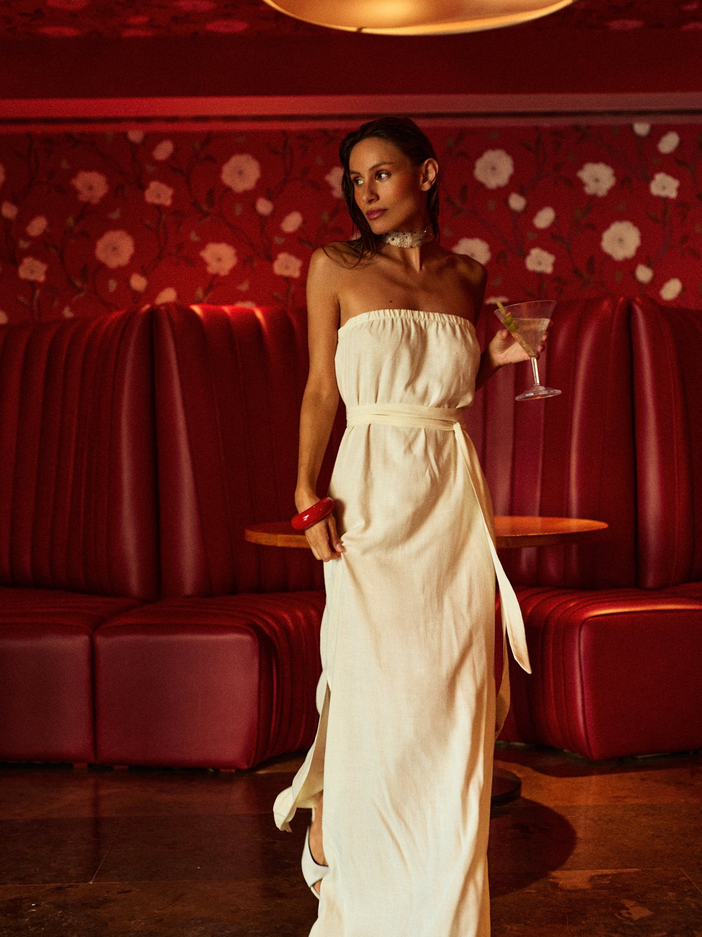 SILENZIO DRESS | PEARL WHITE