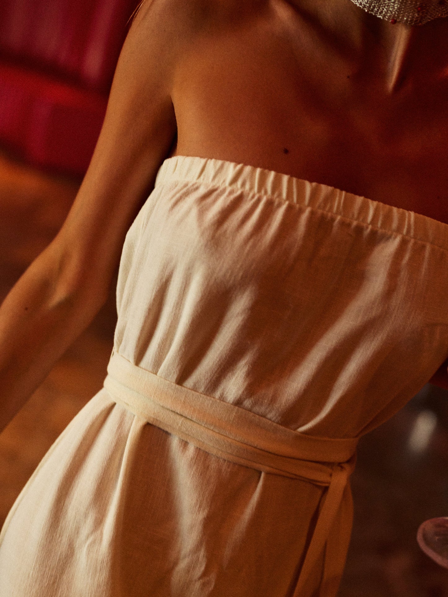 SILENZIO DRESS | PEARL WHITE