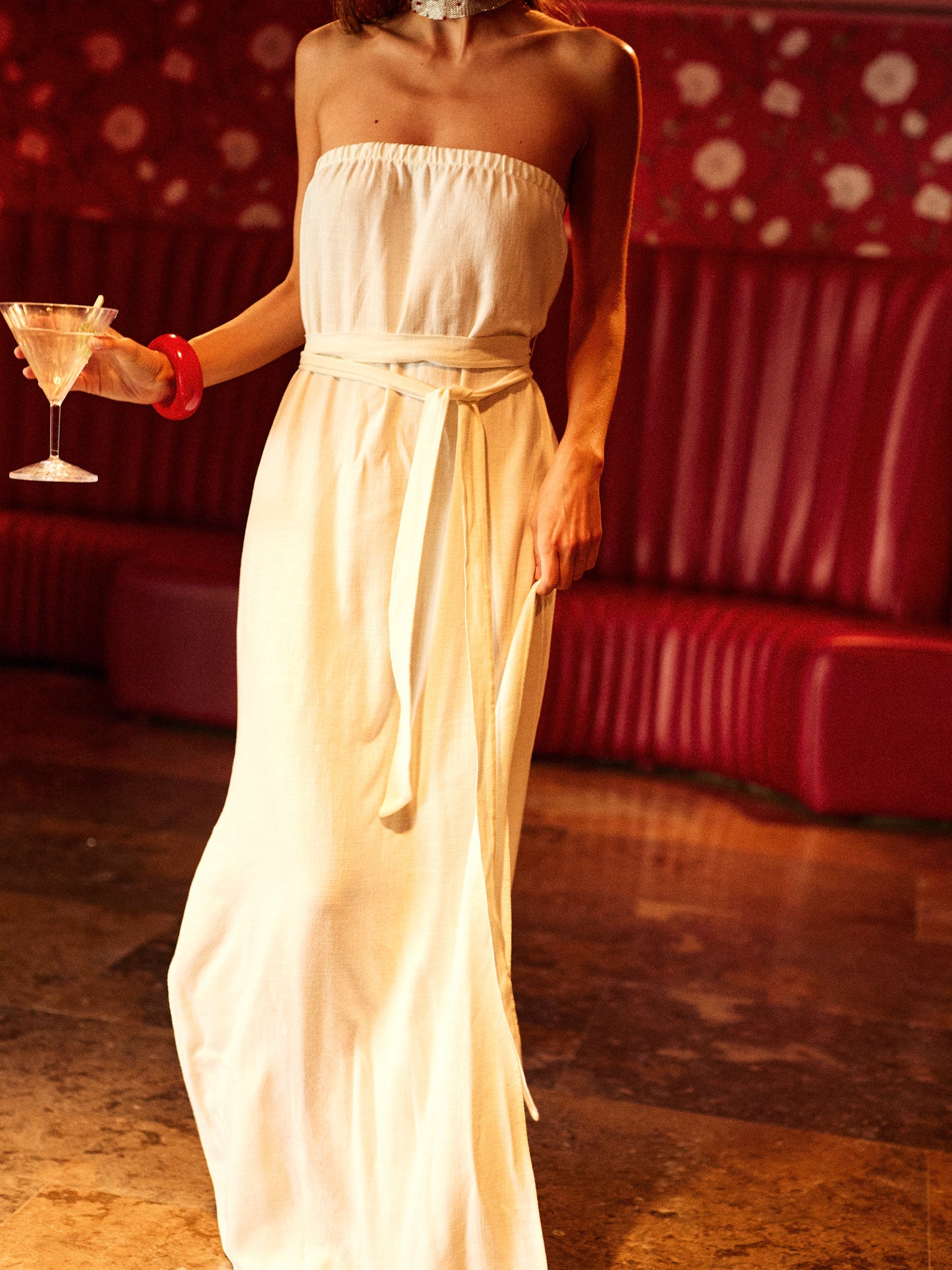 SILENZIO DRESS | PEARL WHITE