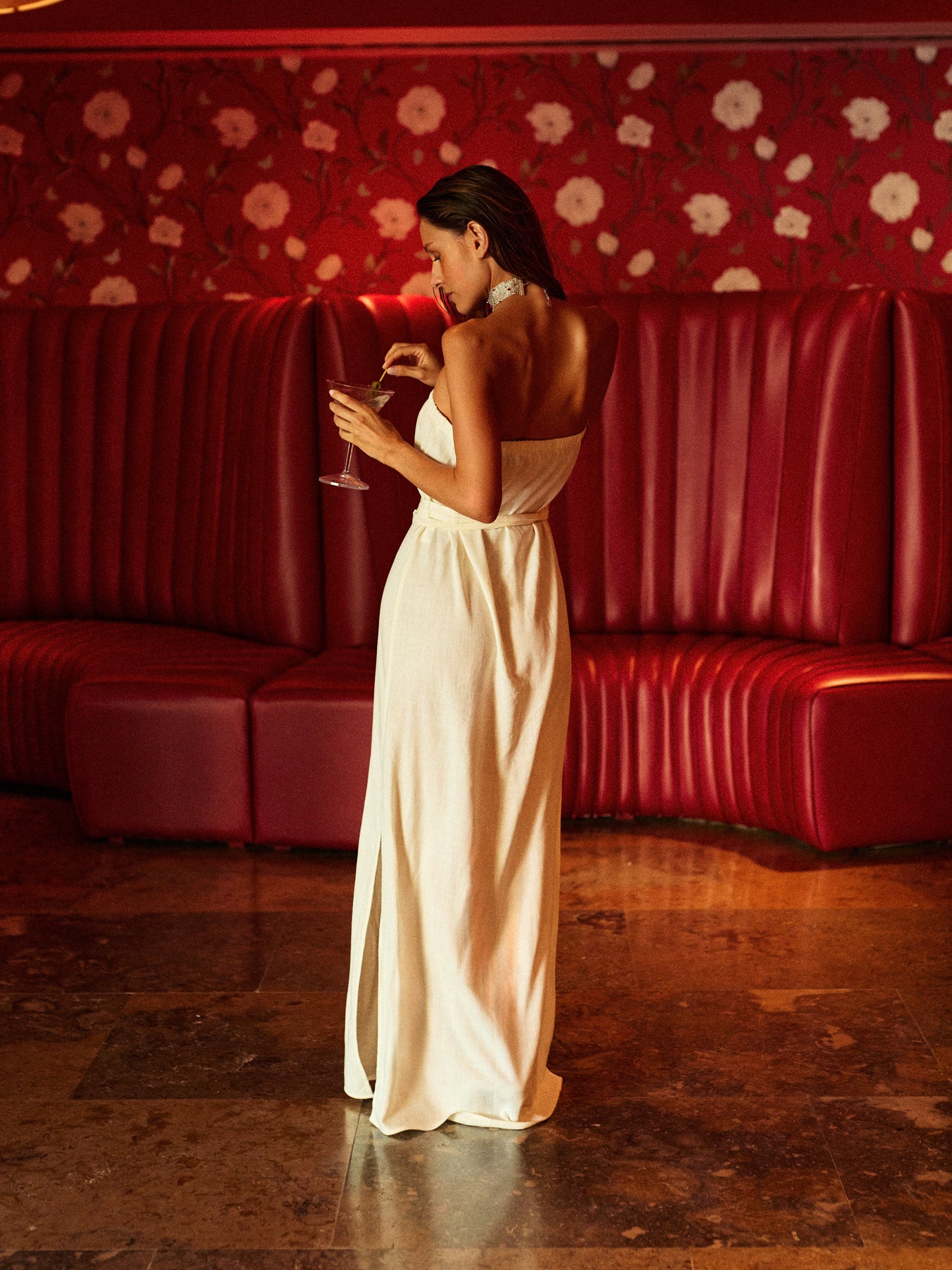 SILENZIO DRESS | PEARL WHITE