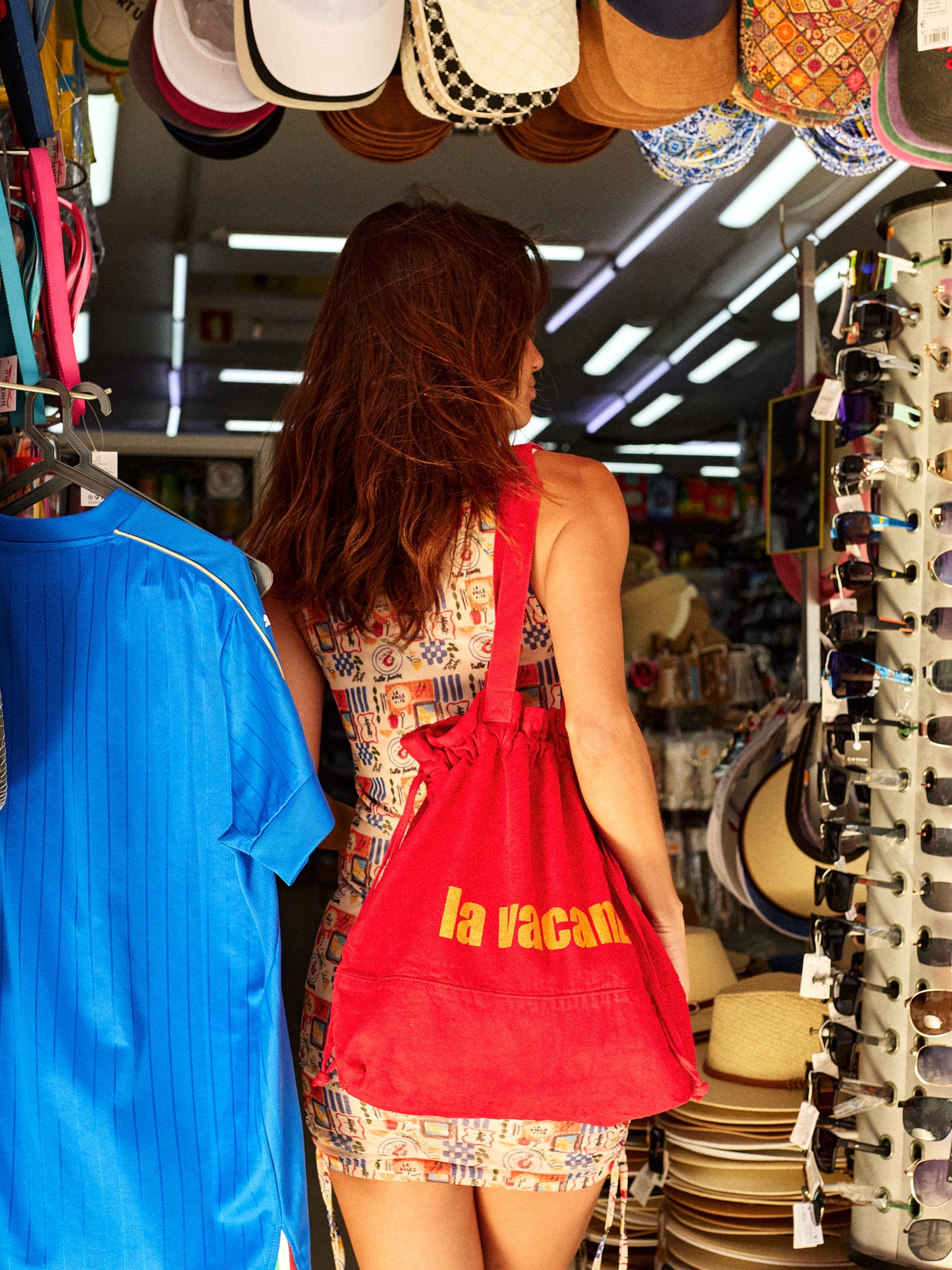 LA VACANZA TOTE BAG | VELVET BORDEAUX