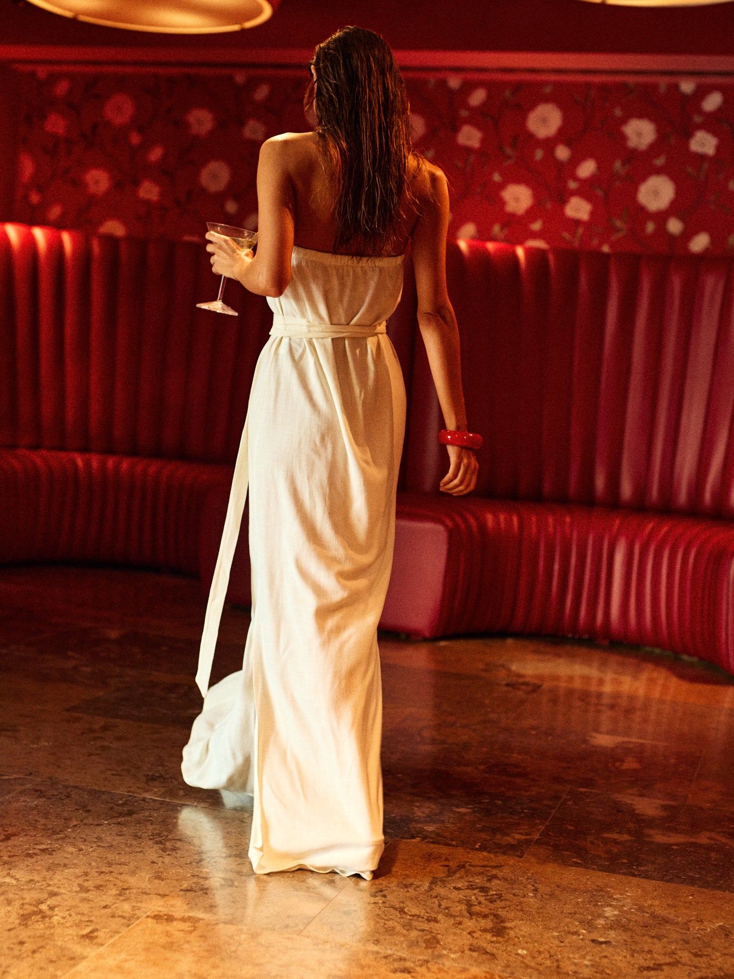 SILENZIO DRESS | PEARL WHITE