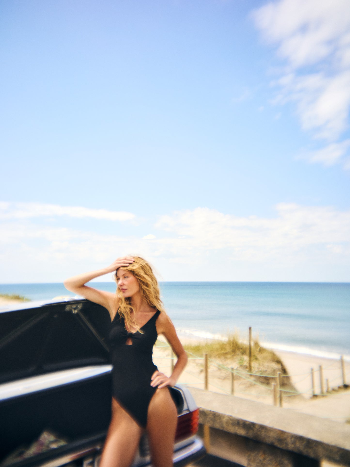 THE DIVINO KNOT-FRONT BEST-SELLER SWIMSUIT | MIDNIGHT KISS