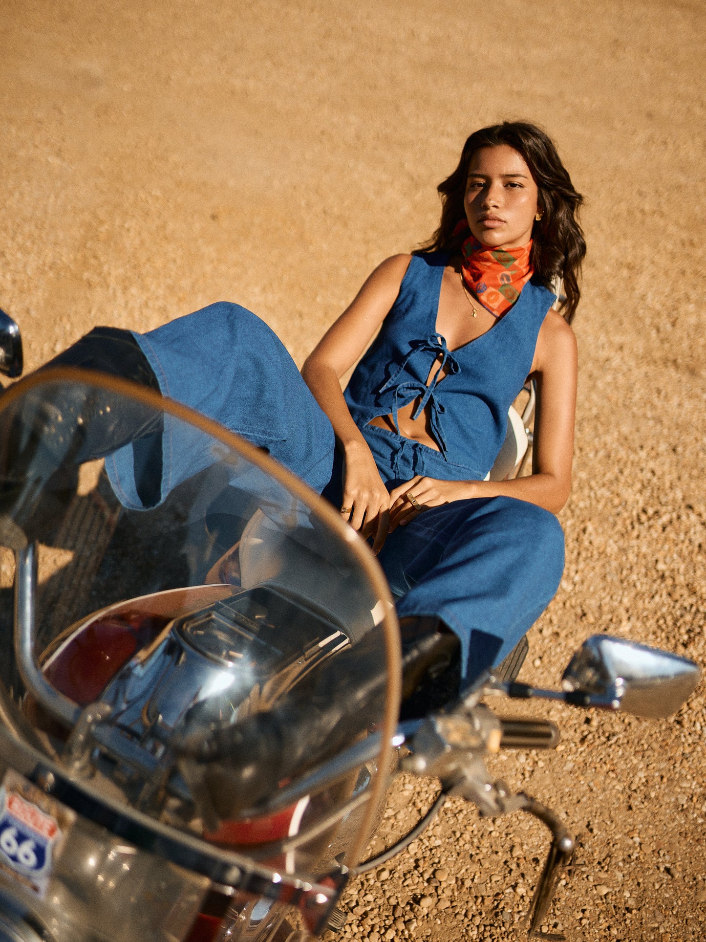 RANCHER'S VEST | BLUE DENIM