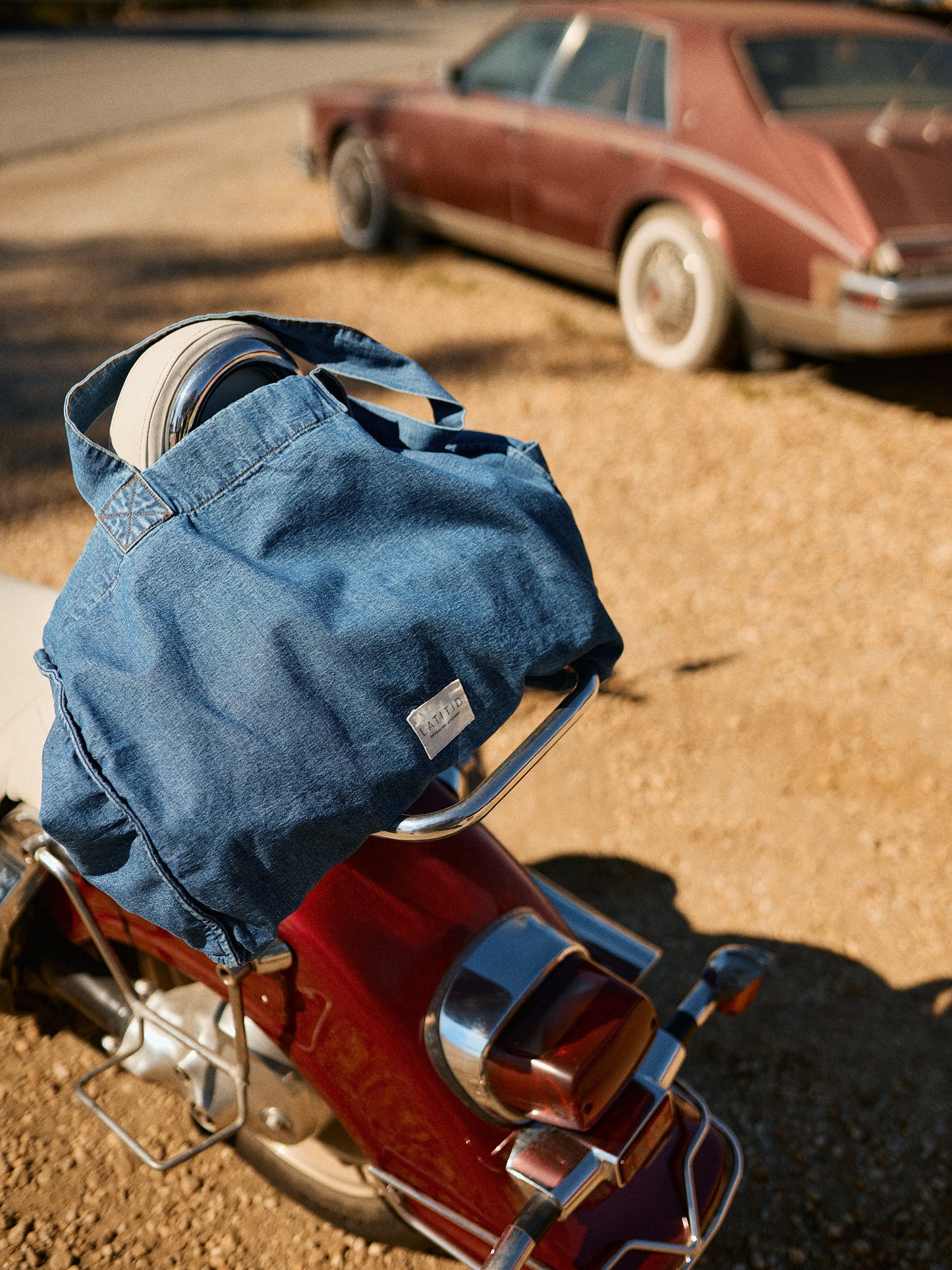 WILD WEST TOTE | BLUE DENIM