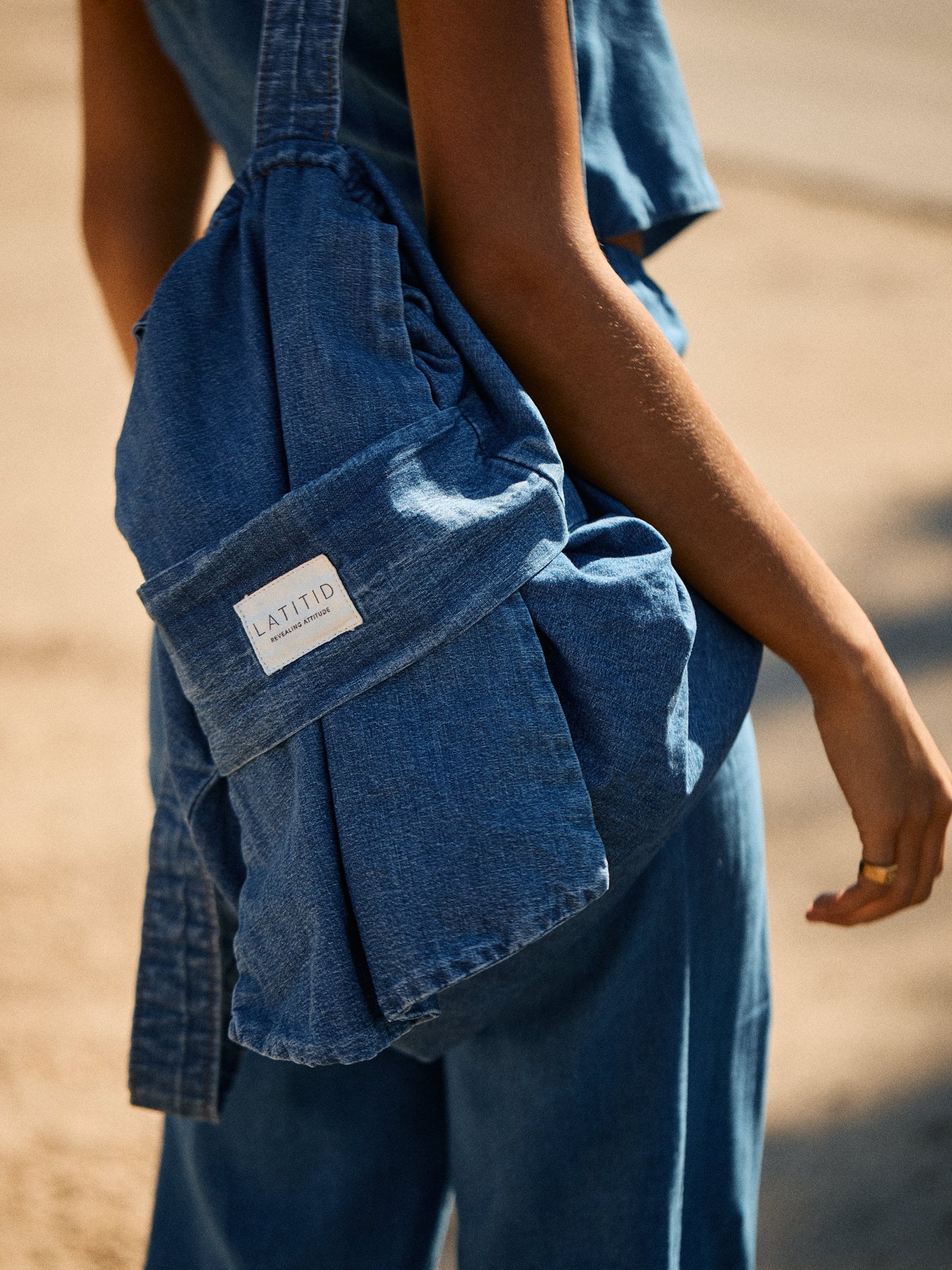 RIDER'S BACKPACK | BLUE DENIM