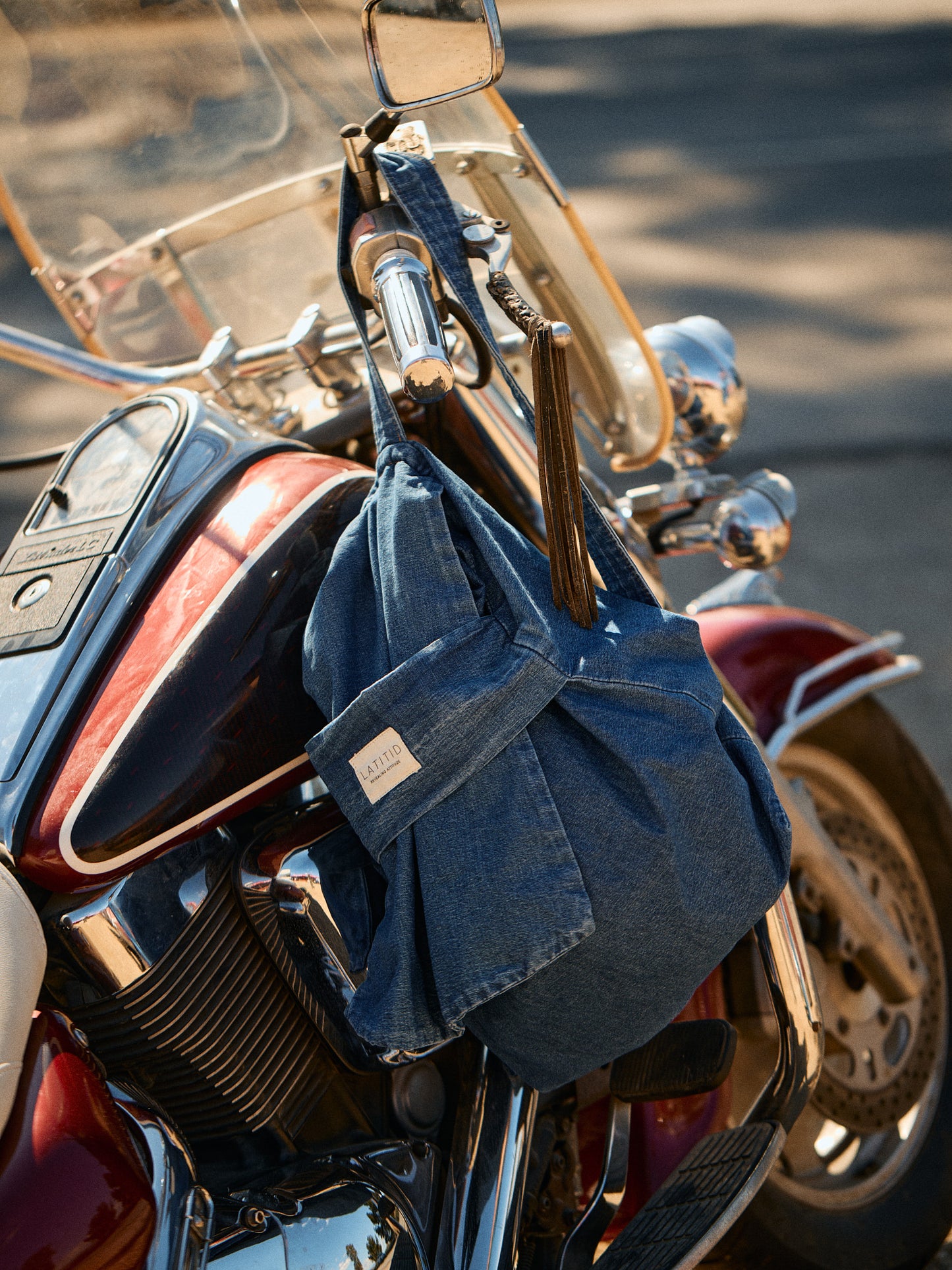 RIDER'S BACKPACK | BLUE DENIM