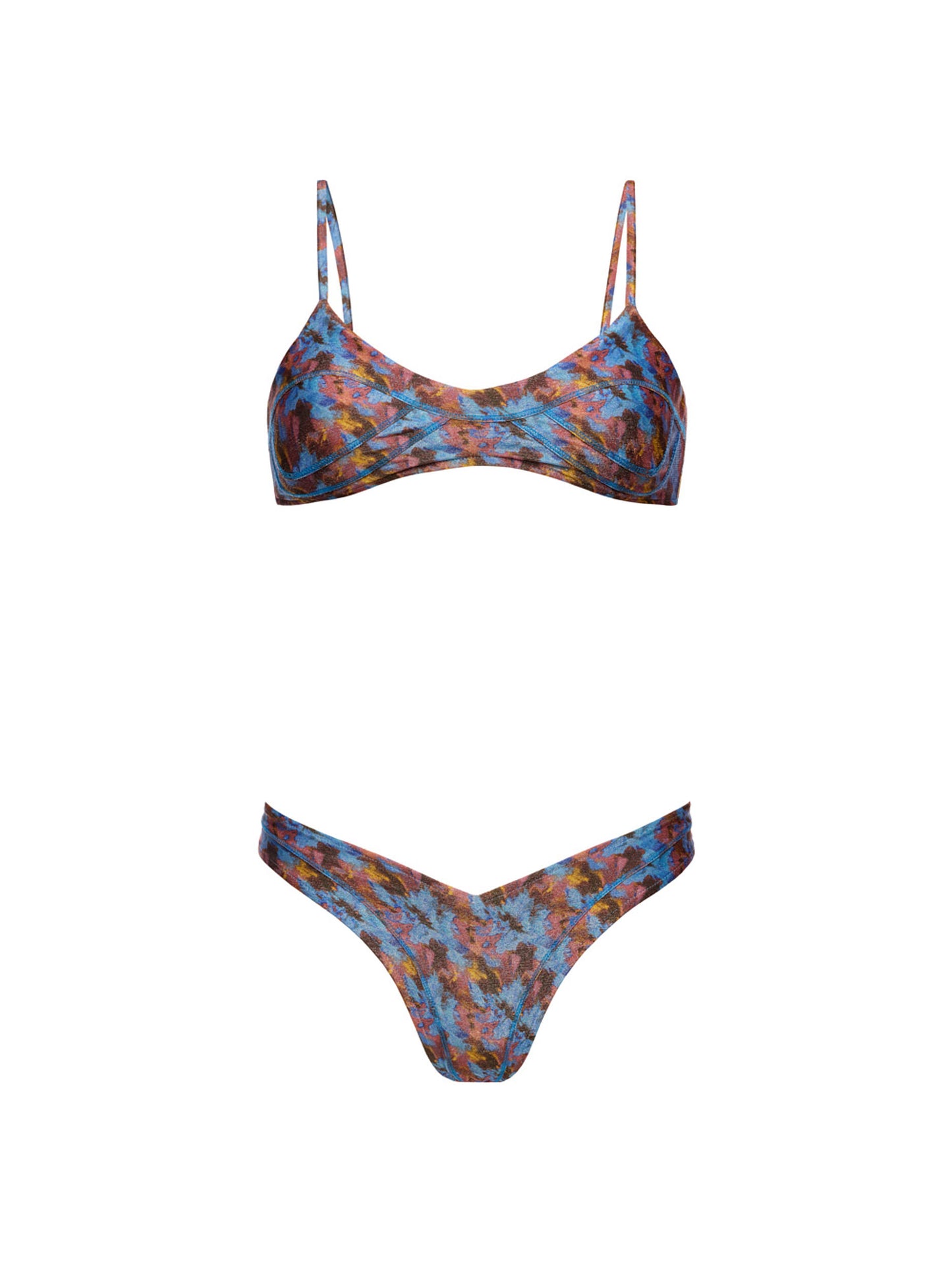 CARMELA LOW-WAIST | FIORE BLUE