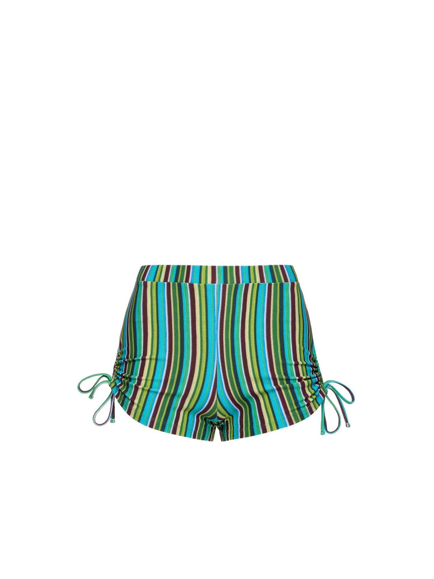 CULOTE SHORTS | GREEN STRIPES