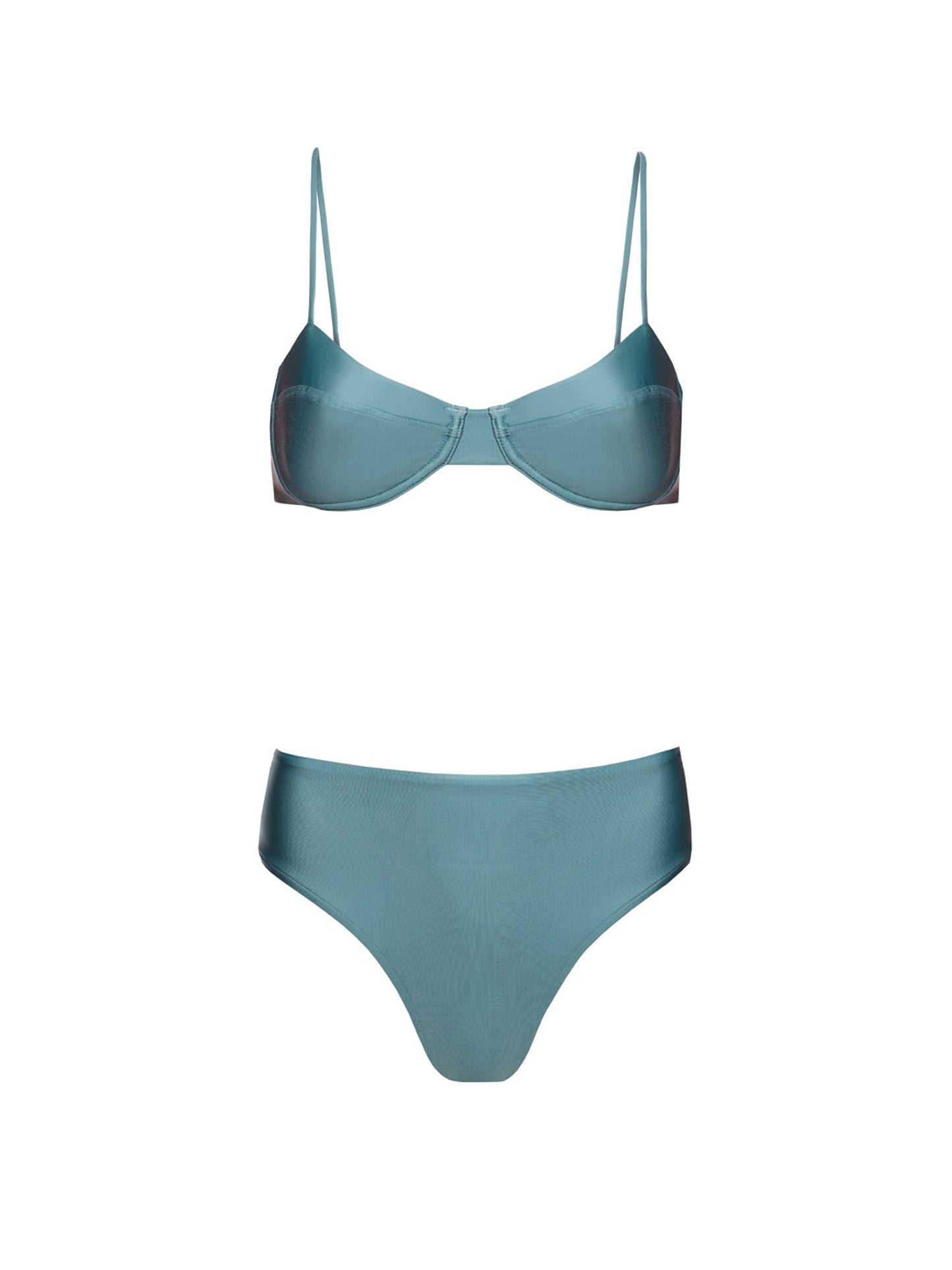 IL MINA HIGH-WAIST BIKINI | SPARK BLUE