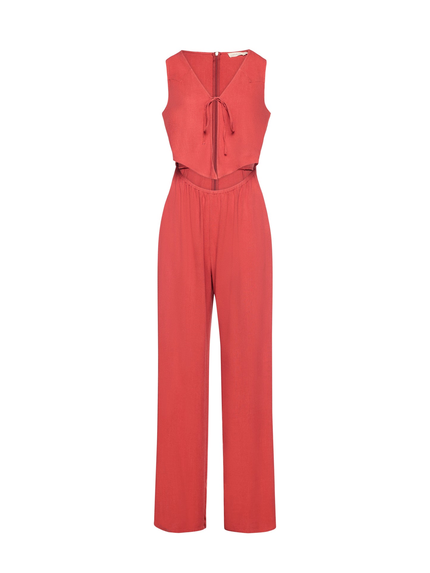 BUCKAROO JUMPSUIT | TRUE RED