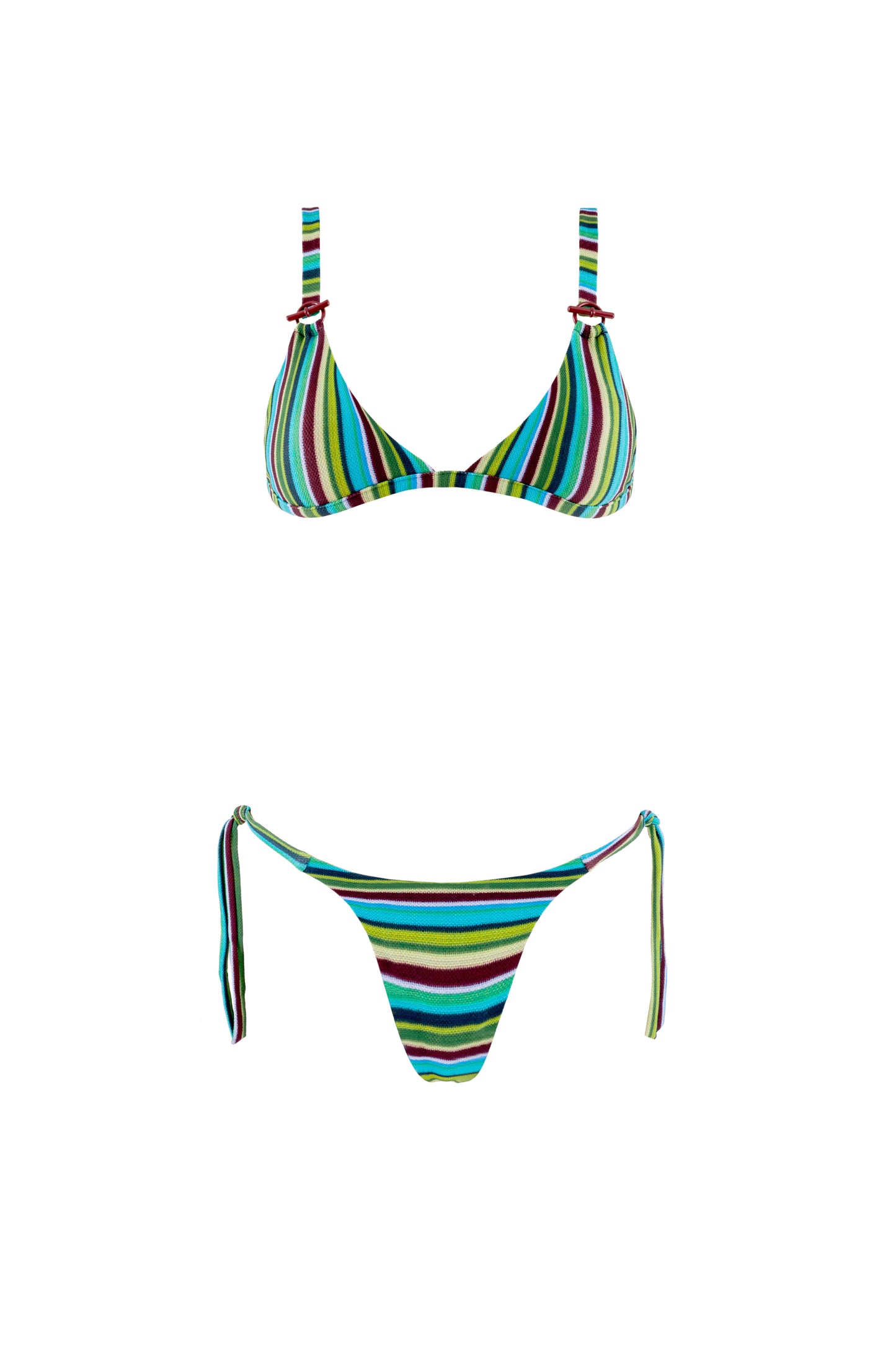 APERITIVO BIKINI | GREEN STRIPES