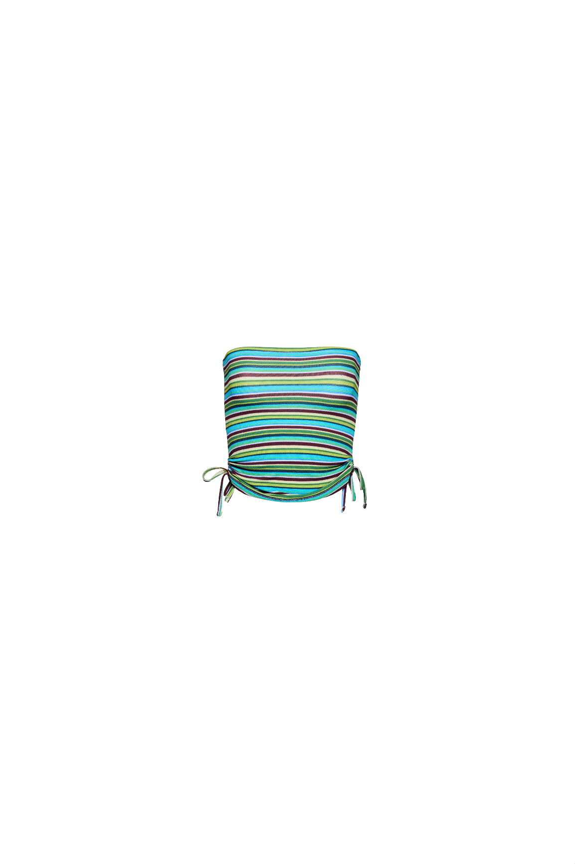 NOTTE TOP | GREEN STRIPES