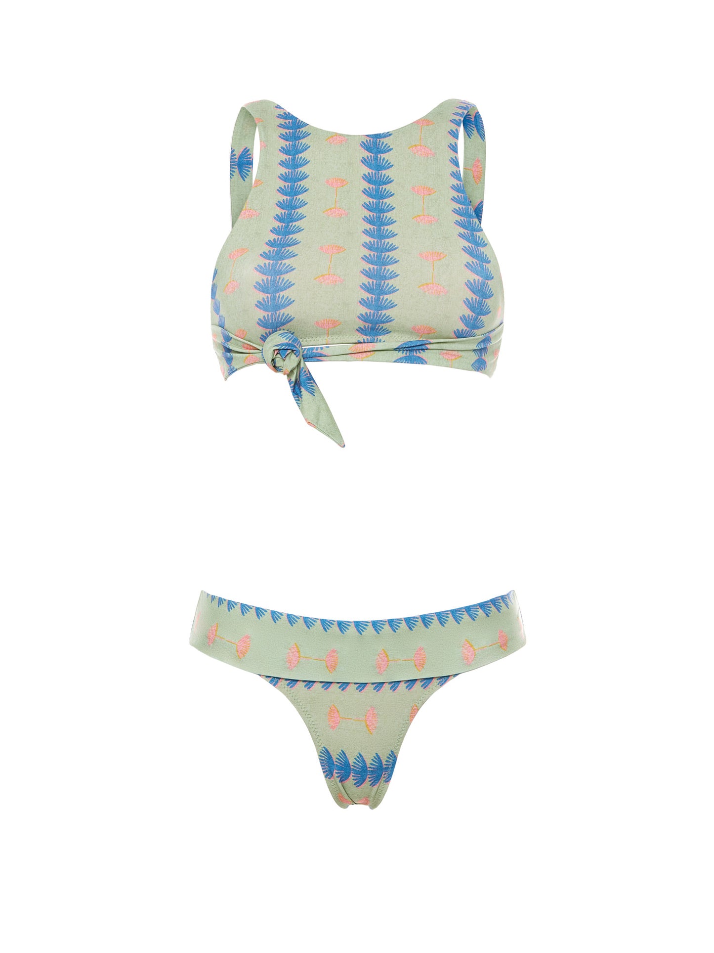 ICÓNICO 2015 BIKINI | CORAL REEF STRIPES GREEN